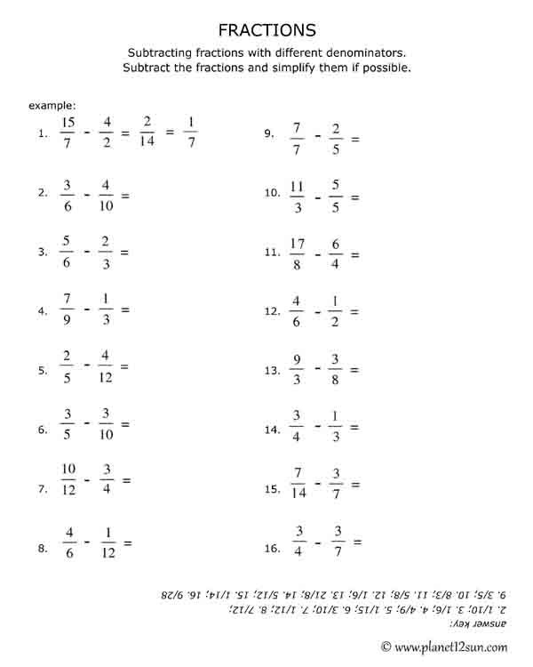 5th Grade Multiplying Fractions Worksheets Pdf