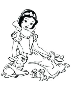 Snow White Coloring Pages PDF for Your Lovely Daughters Free Coloring