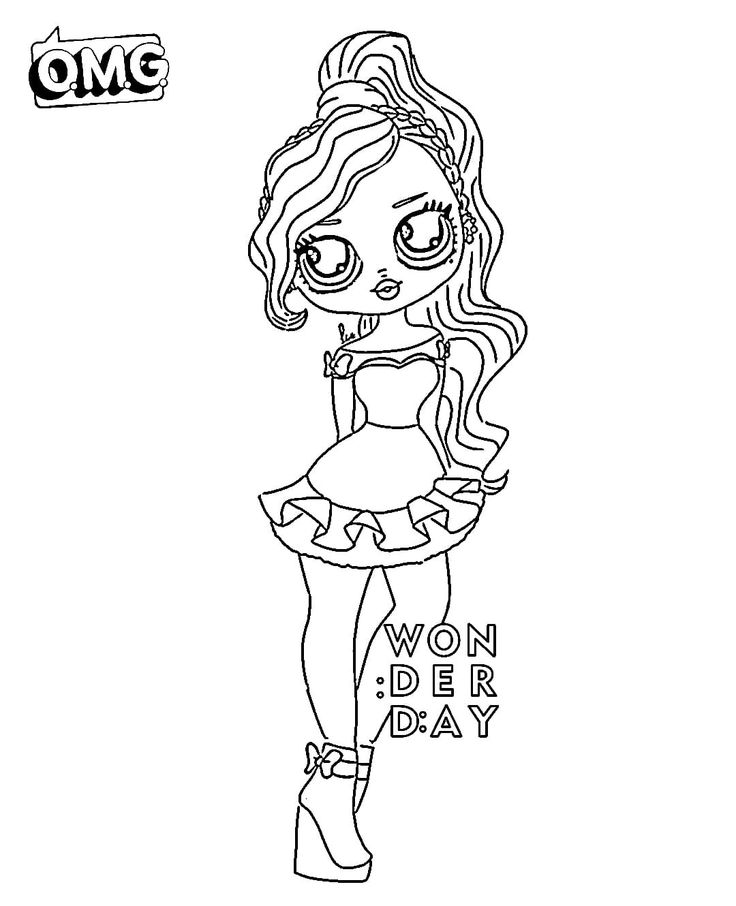 Lol Omg Coloring Pages Remix