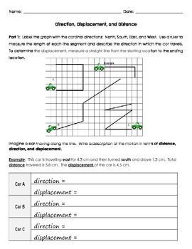 Distance And Displacement Worksheet Answers Pdf