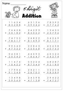 Grade 8 Math Worksheets Math addition worksheets, 8th grade math