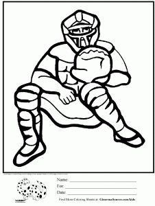Baseball coloring pages to download and print for free