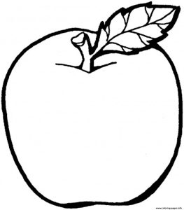 Apple Fruit S For Kids14b4 Coloring Pages Printable