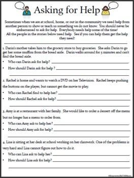Life Skills Worksheets For Adults With Mental Illness