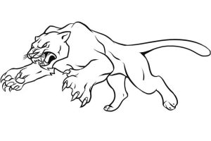 Great Panther Coloring Page Free Printable Coloring Pages for Kids
