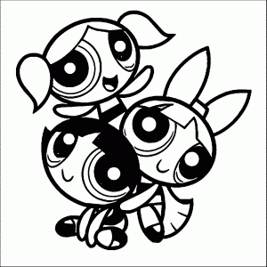 Cute Powerpuff Girls Coloring Play Free Coloring Game Online