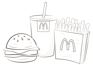 McDonald Food Coloring Page Free Printable Coloring Pages for Kids