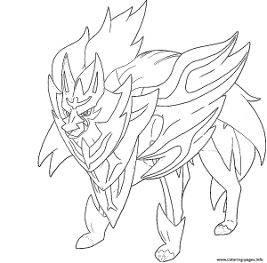 Pokemon Coloring Pages Sword And Shield Coloring Page