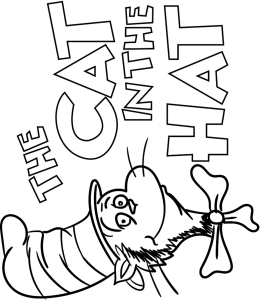 The Cat In The Hat Coloring Page Free Printable Coloring Pages for Kids