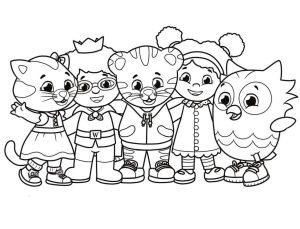 Daniel Tiger Coloring Pages Free Printable Coloring Pages for Kids