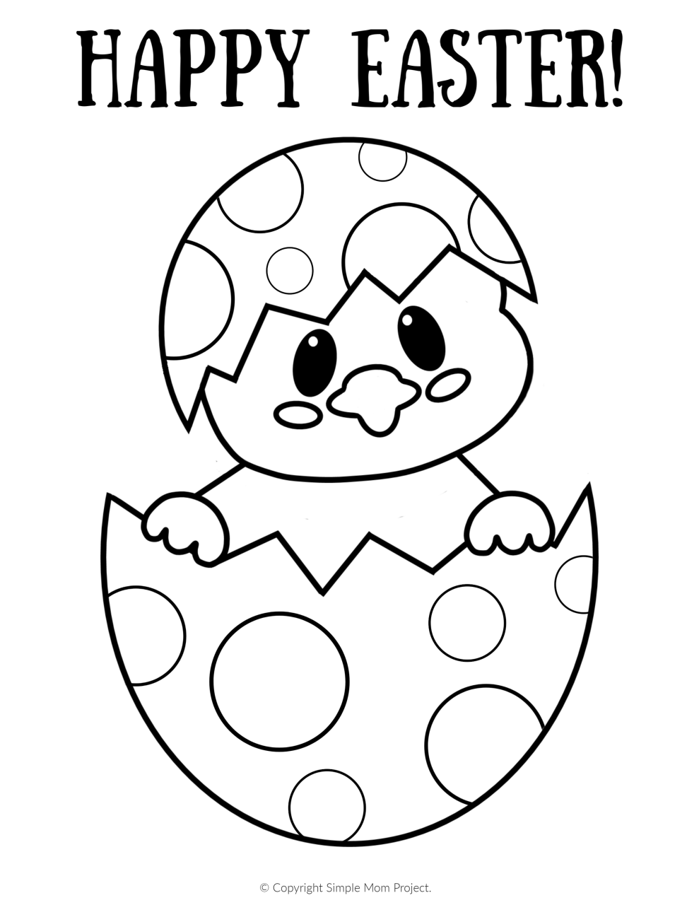 Free Printable Easter Egg Coloring Pages For