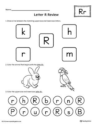 Printable Letter R Worksheets For Preschool