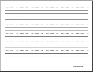 Blank Writing Practice Sheets For Kindergarten