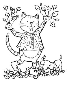 Fall coloring pages to download and print for free