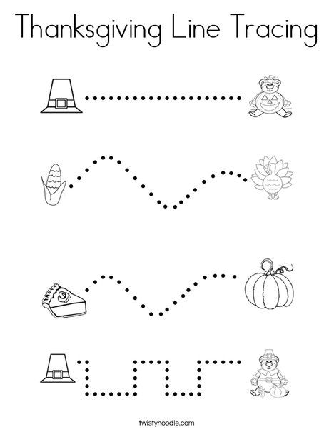 Tracing Activity Sheets For Preschoolers