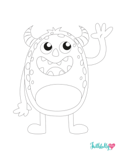 Monster Coloring Pages {Free Printables} Cute coloring pages, Monster