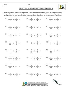 Multiplying Fractions Multiplying fractions worksheets, Multiplying