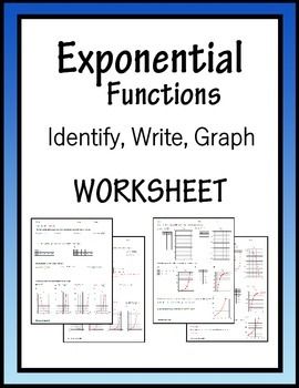 Practice Worksheet Graphing Exponential Functions Answer Key