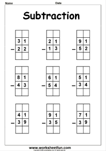 12 Best Images of Subtraction Cut And Paste Worksheets Cut and Paste