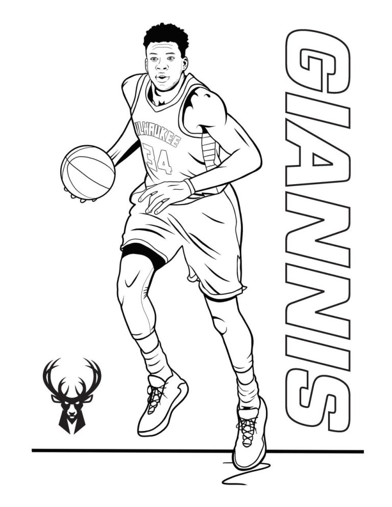 Basketball Coloring Pages Nba