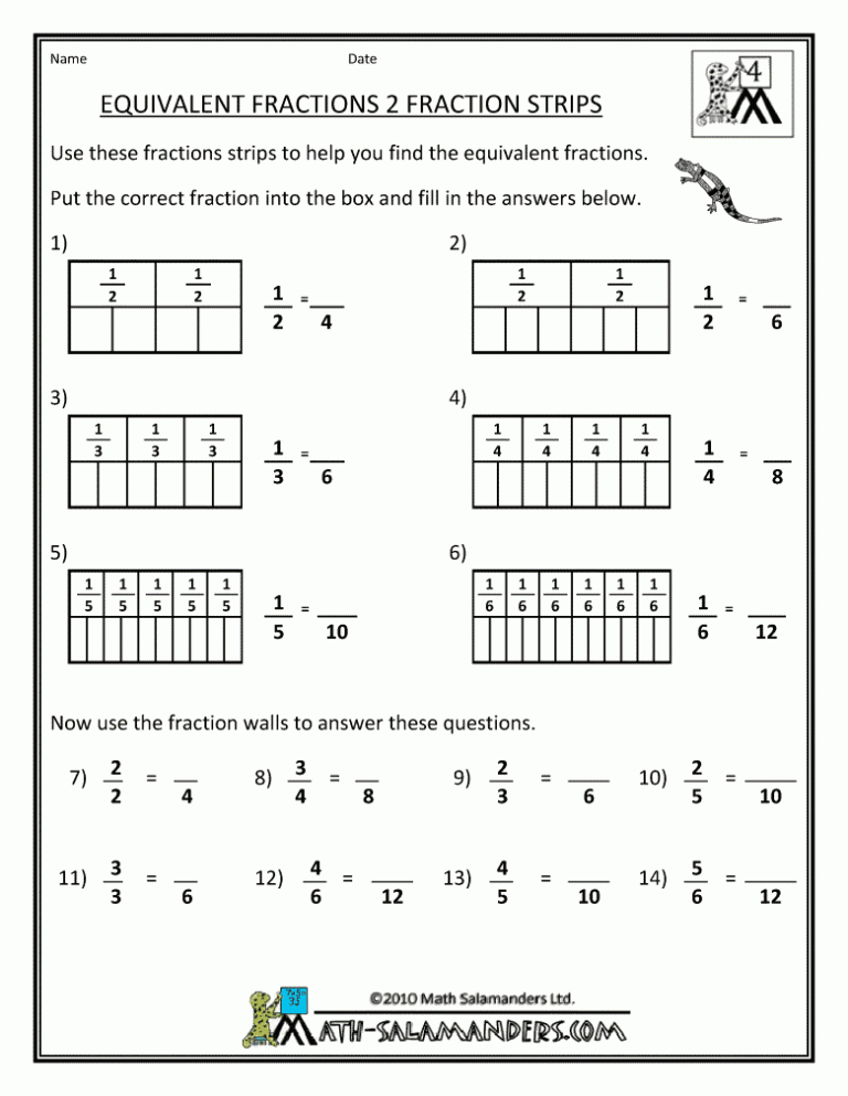 Converting Mixed Numbers To Improper Fractions Worksheet Tes