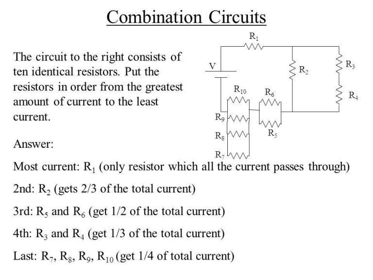 Series Circuits Worksheet Answers