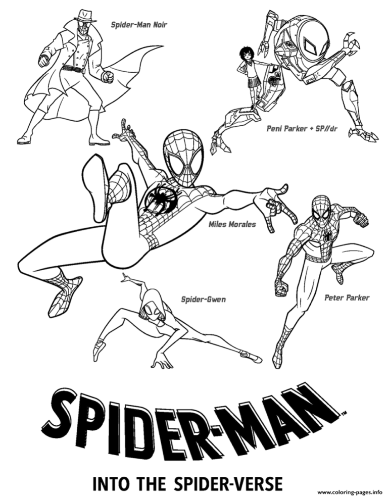 Miles Morales Mask Coloring Pages