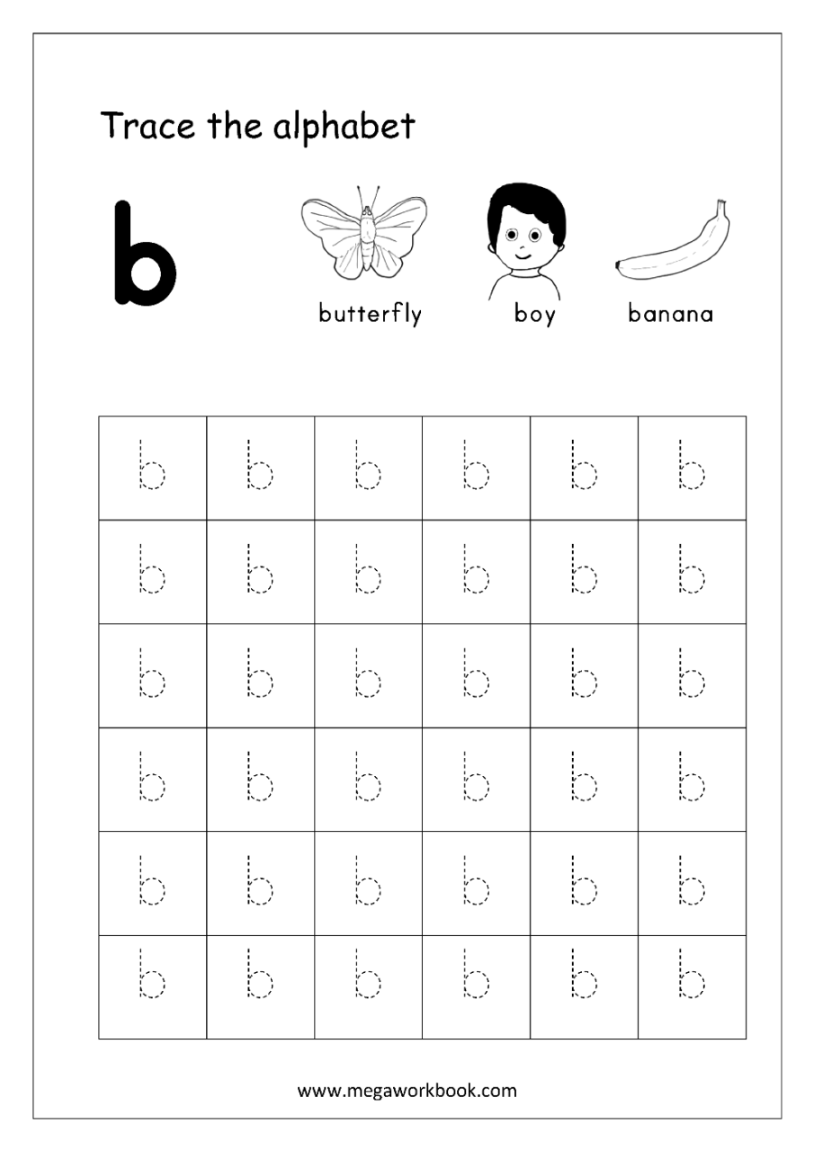 Small Alphabet Writing Practice Sheets For Preschoolers