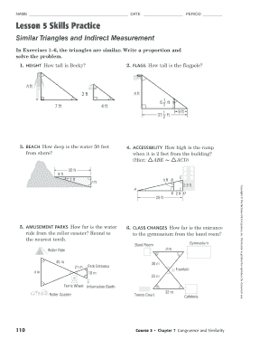 Similar Figures Worksheet Answers Fill In The Blank