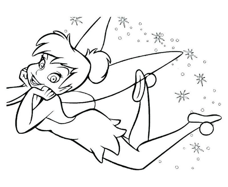 Tinkerbell Coloring Pages Pdf