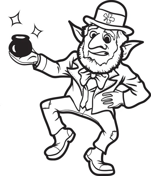 Leprechaun Coloring Page For Toddlers