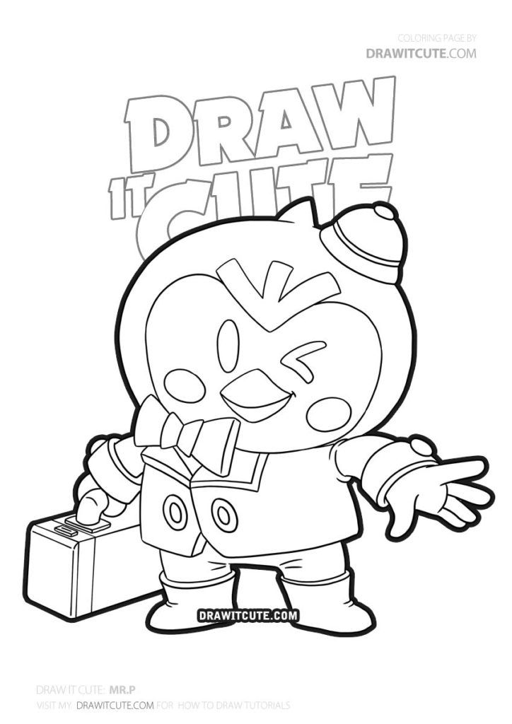 Belle Coloring Pages Brawl Stars
