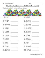 Printable Number Line To 10000