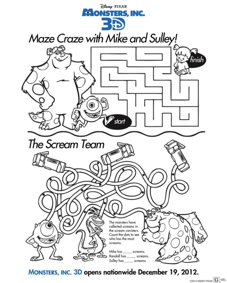 Fun Activity Sheets For Elementary Students
