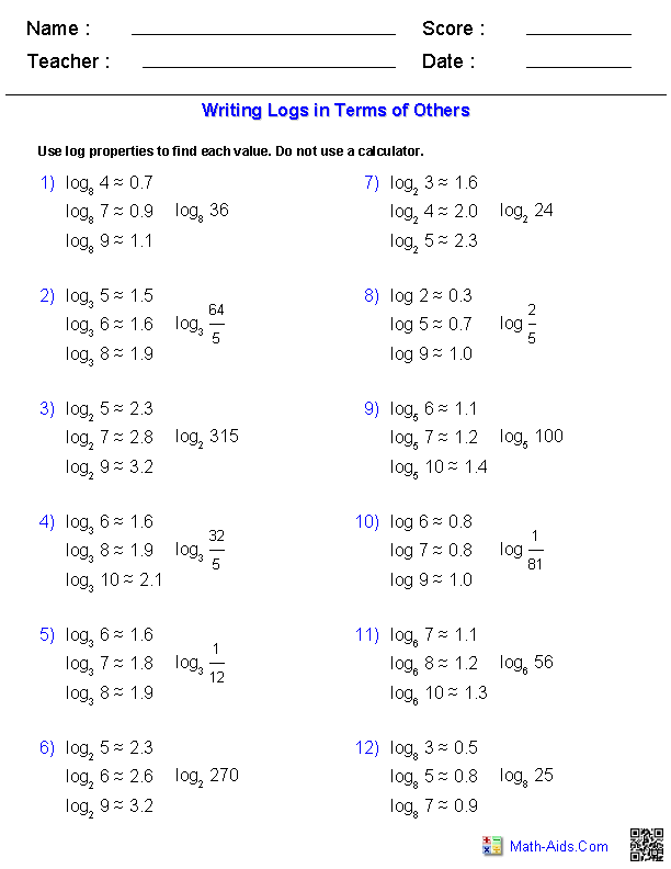Algebra 2 Inverse Functions Worksheet