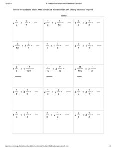28+ Equivalent Fractions Worksheet Grade 6 incognosis