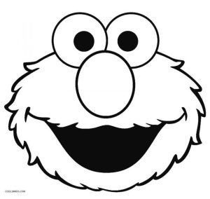 Elmo Face Coloring Pages Birthday coloring pages, Sesame street