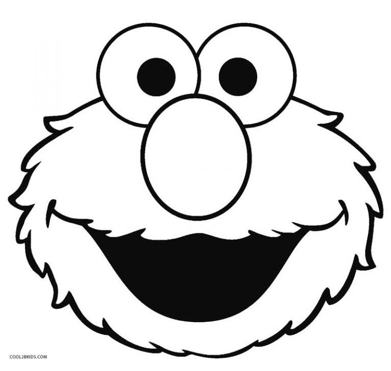 Elmo Coloring Pages Happy Birthday