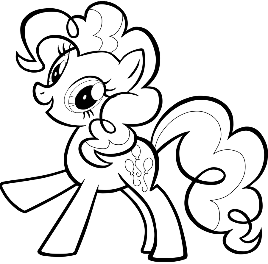 my little pony coloring pages pinkie pie The Coloring Pages ClipArt