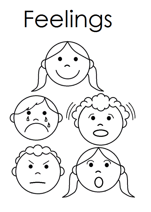 Printable Kindergarten Emotions Worksheet