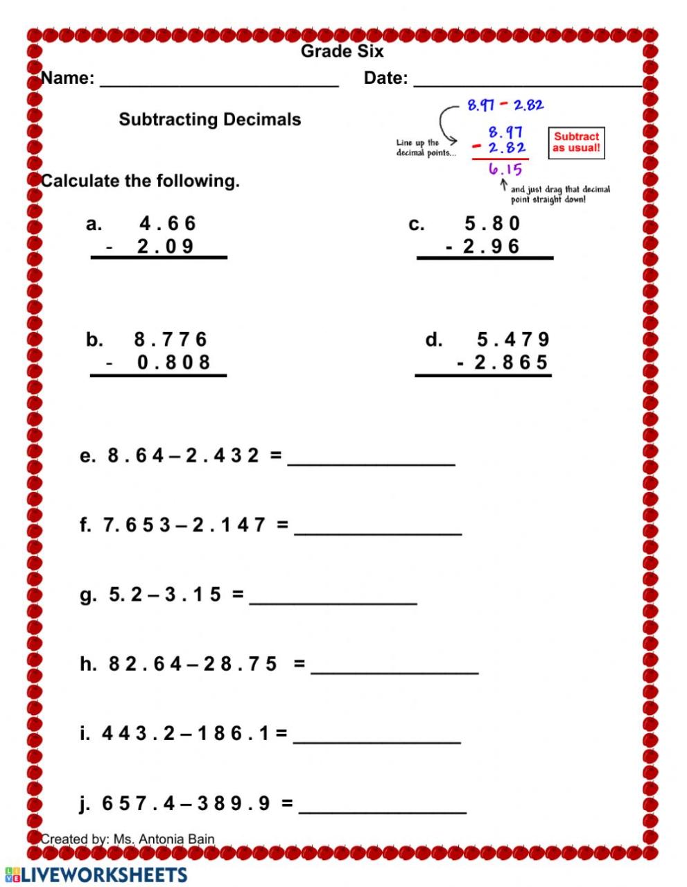 Adding And Subtracting Mixed Numbers Worksheet With Answers