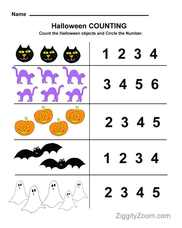 Preschool Free Halloween Printables For Kids