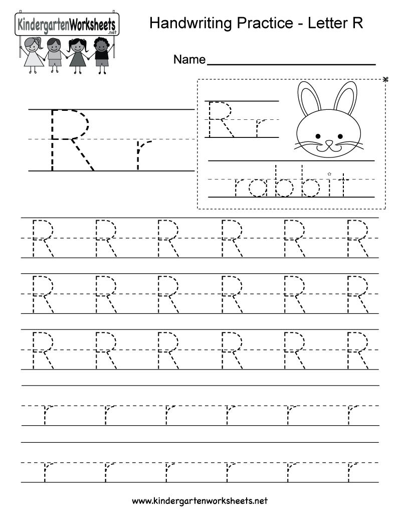 Printable Letter R Tracing Worksheets