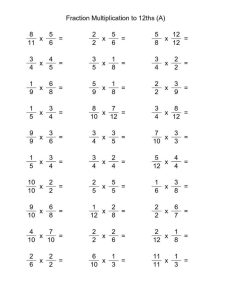 Fraction Multiplications 6th Grade Math Worksheets K5 Worksheets