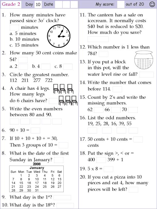 Mental Maths For Class 4 Addition And Subtraction