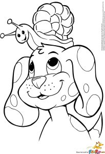 Printable Puppy Coloring Pages Animal Kids Pinterest Free