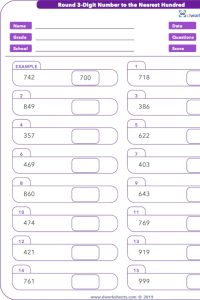 Learning or teaching 4th Grade Common Core Math Worksheet for 4.NBT.A.3