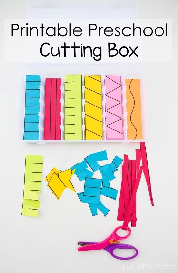 Preschool Cutting Skills Printables