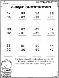 2Digit Addition and Subtraction Addition and subtraction worksheets