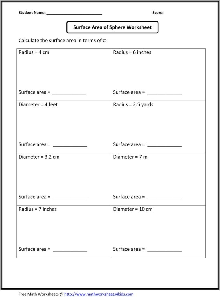 6th Grade Probability Worksheets